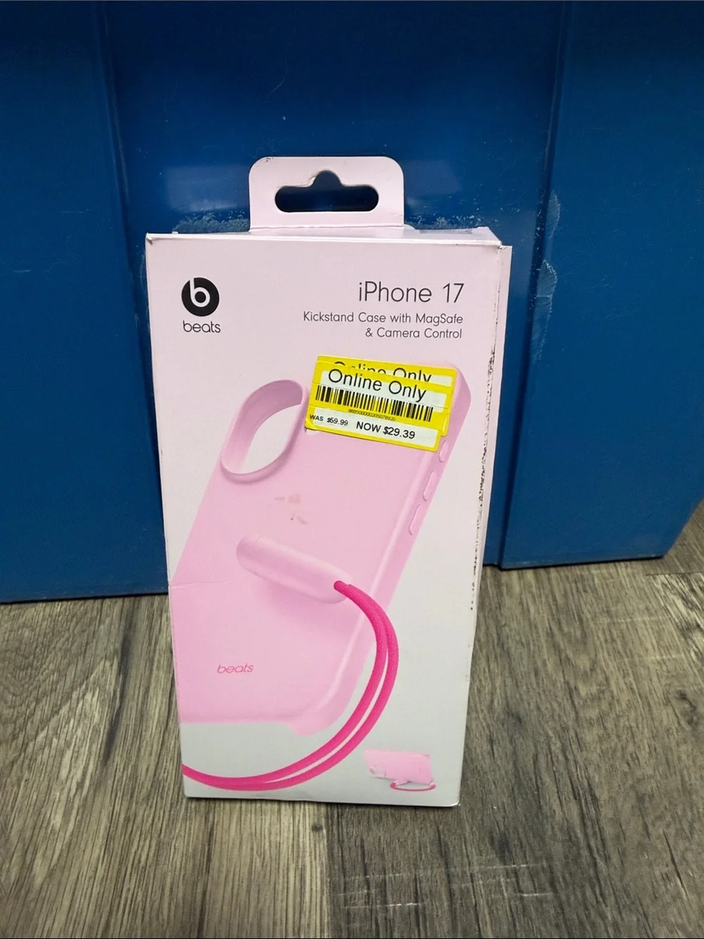 Beats by Dre Pink iPhone 17 Kickstand Case with MagSafe